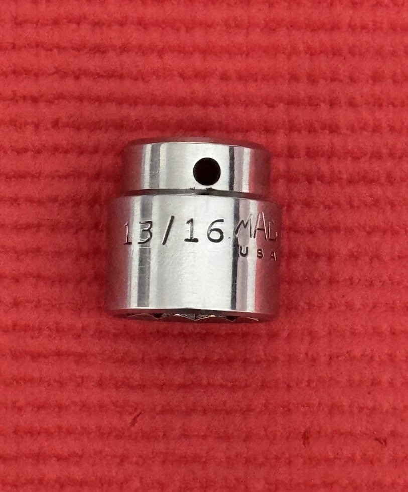 MAC TOOLS X262, 3/8″ DRIVE, 13/16″ SOCKET, SHALLOW, 12 POINT.