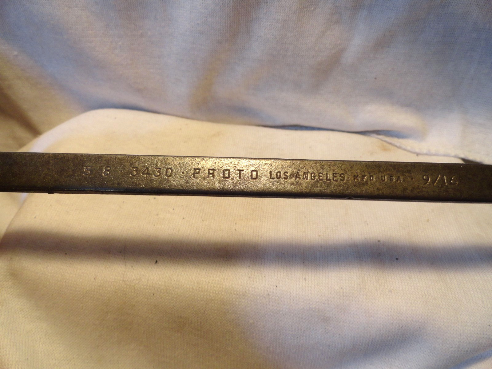 PROTO THIN TAPPET WRENCH DOUBLE OPEN END #3430 USA 9/16″ X 5/8″ FAST FREE SHIP