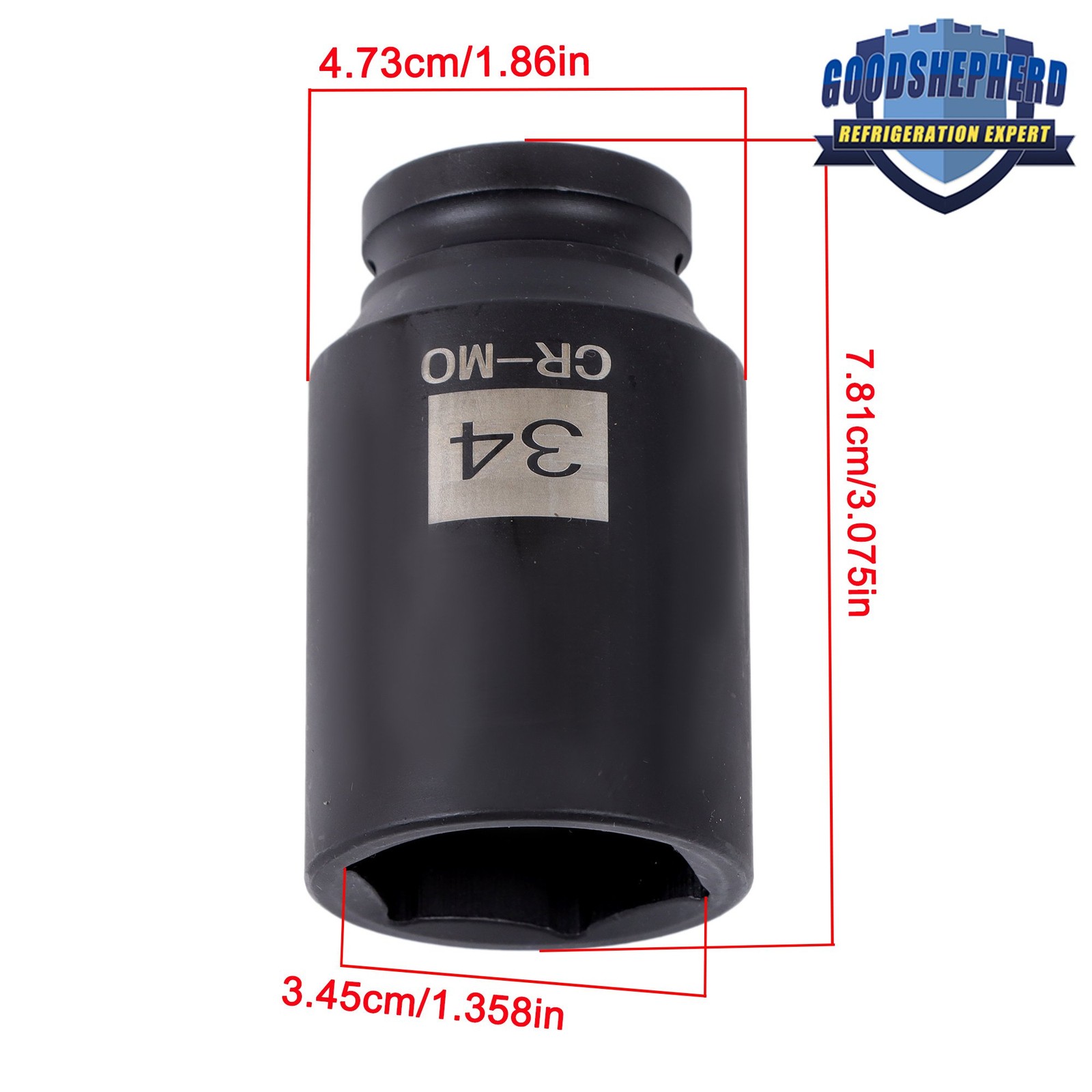 1/2″ Drive Deep Spindle Axle Nut Socket Set Metric 30mm 32mm 34mm 36mm 12 point