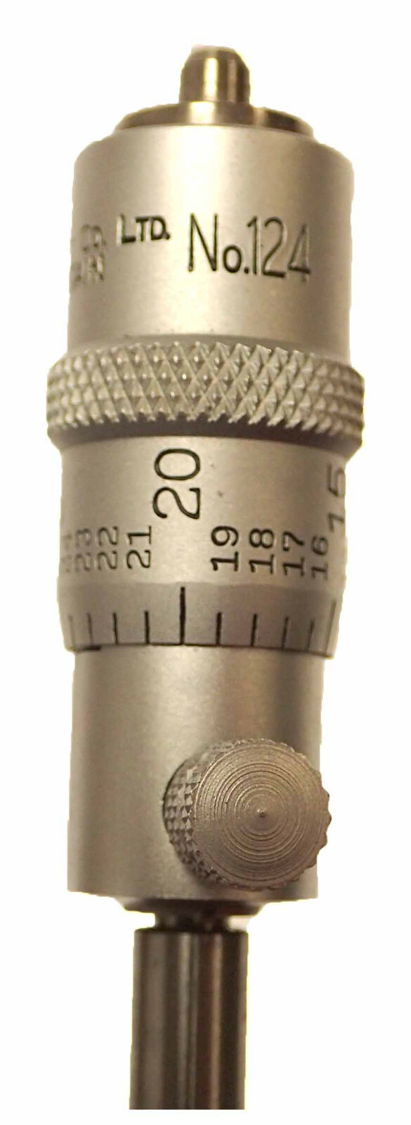 STARRETT 124A SOLID MEASURING RODS INSIDE MICROMETER SET, WITH STORAGE CASE!!