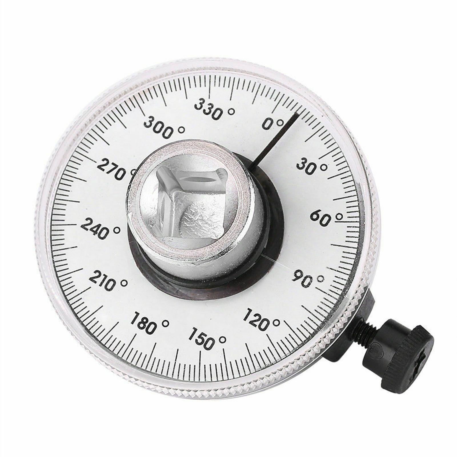 360° Rotation Angle Gauge Meter Drive Torque Wrench Measure Tool 1/2″ N + a