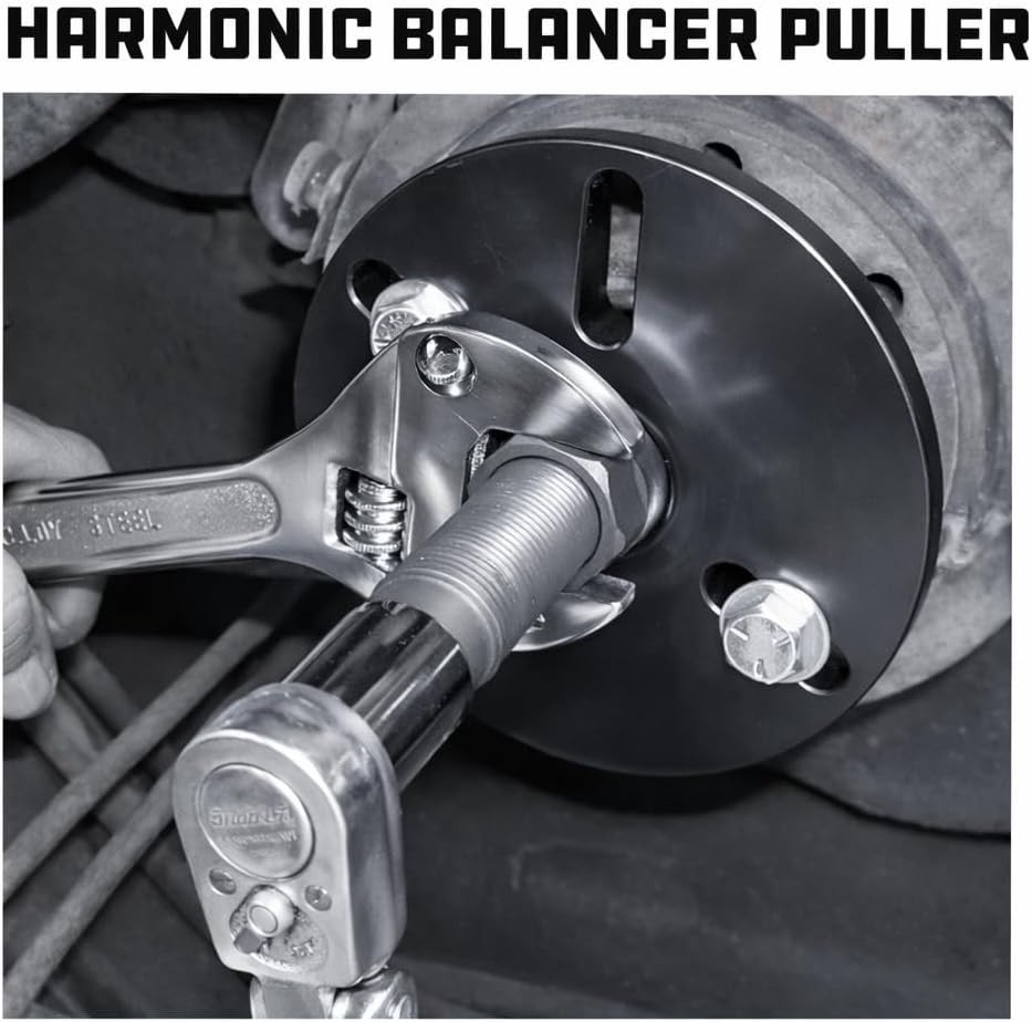 Automotive Tool Kit for Efficient Harmonic Balancer Removal and Installation