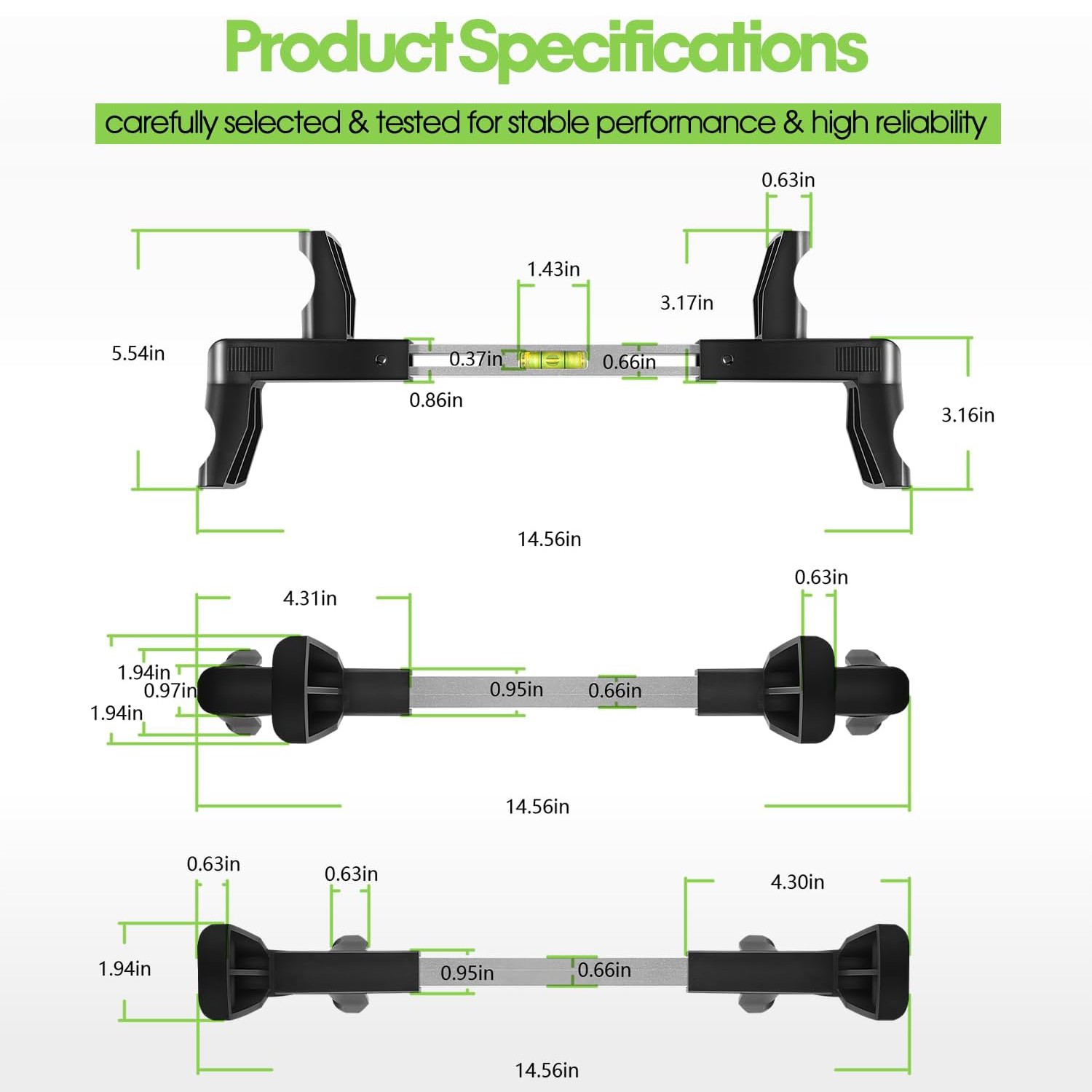 Replace ATD-3100 Steering Wheel Level Alignment Tool 270-340mm for Cars & Trucks
