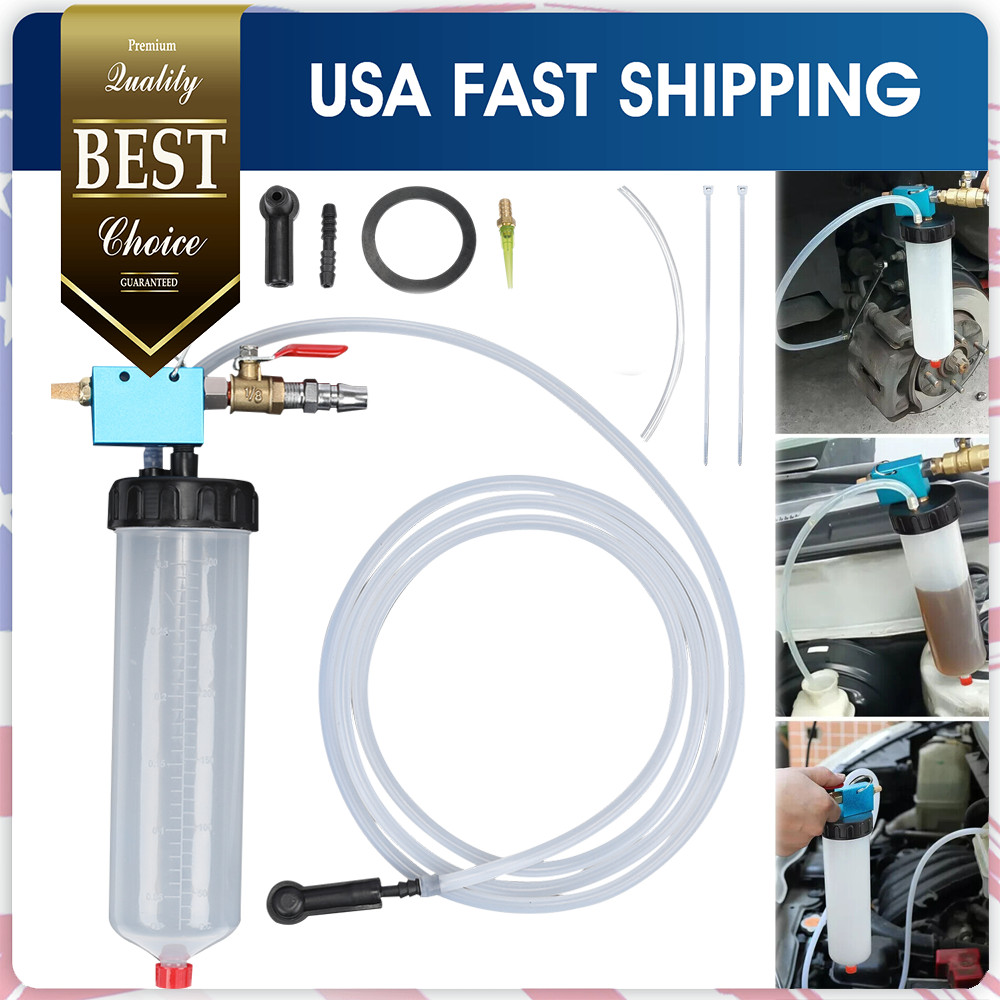 Car Vehicle Vacuum Brake Bleeder Fluid Oil Change Pump Equipment Tool Kit 300ml