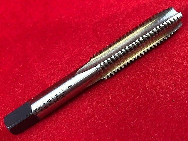 M12 X 1.75 12MM Plug Morse MT3838011 Tap HSS Hand Tap USA D6 Metric