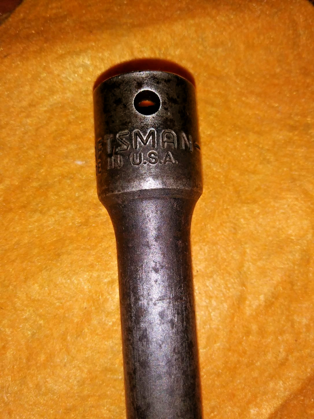 CRAFTSMAN 10 INCH IN LENGTH VINTAGE IMPACT 1/2 INCH DRIVE EXTENSION USA