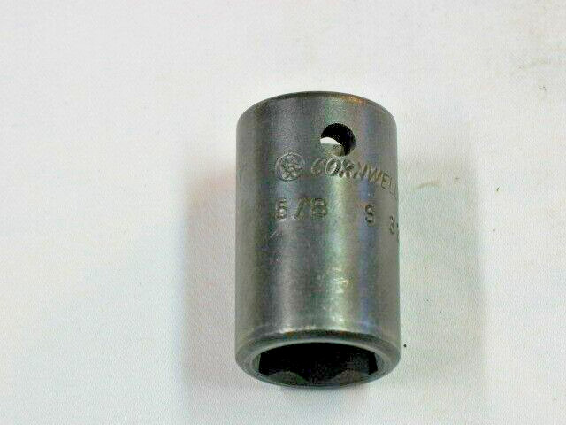 Cornwell Tools 1/2″ Drive 5/8″ 6 Point Shallow Impact Socket S3220PO