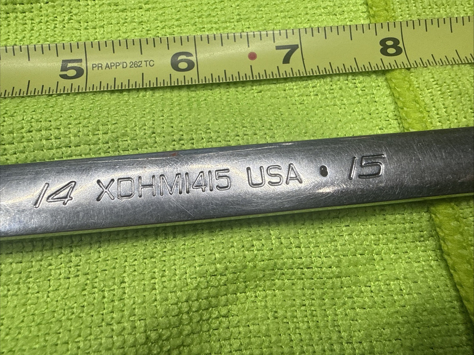 Snap-on XDHM1415 14mm x 15mm Metric 12 Pt. 15° Offset Double Box Wrench USA