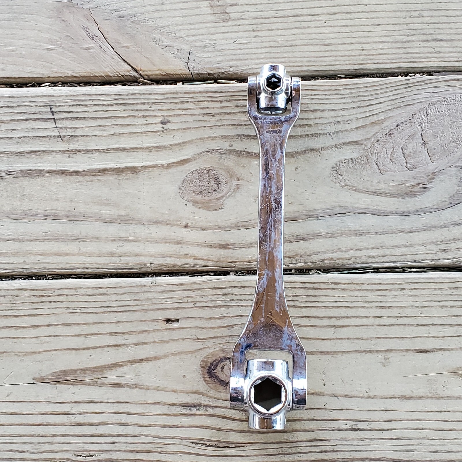 Great Neck 8 in 1 Wrench Six-point 3/8″ 7/16″ 1/2″ 9/16″ 10 Inches Long Standard
