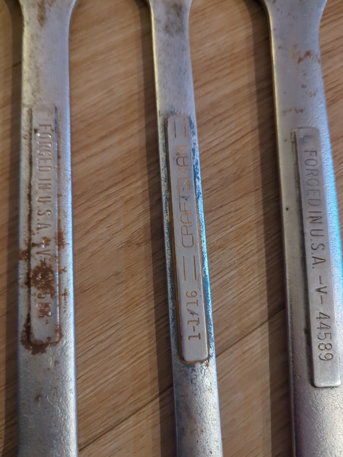 (3) Craftsman Wrenches 1-1/2” x 1-5/8” , 1 1/8″ And 1 1/4″-1 5/16″ 44587, 44589