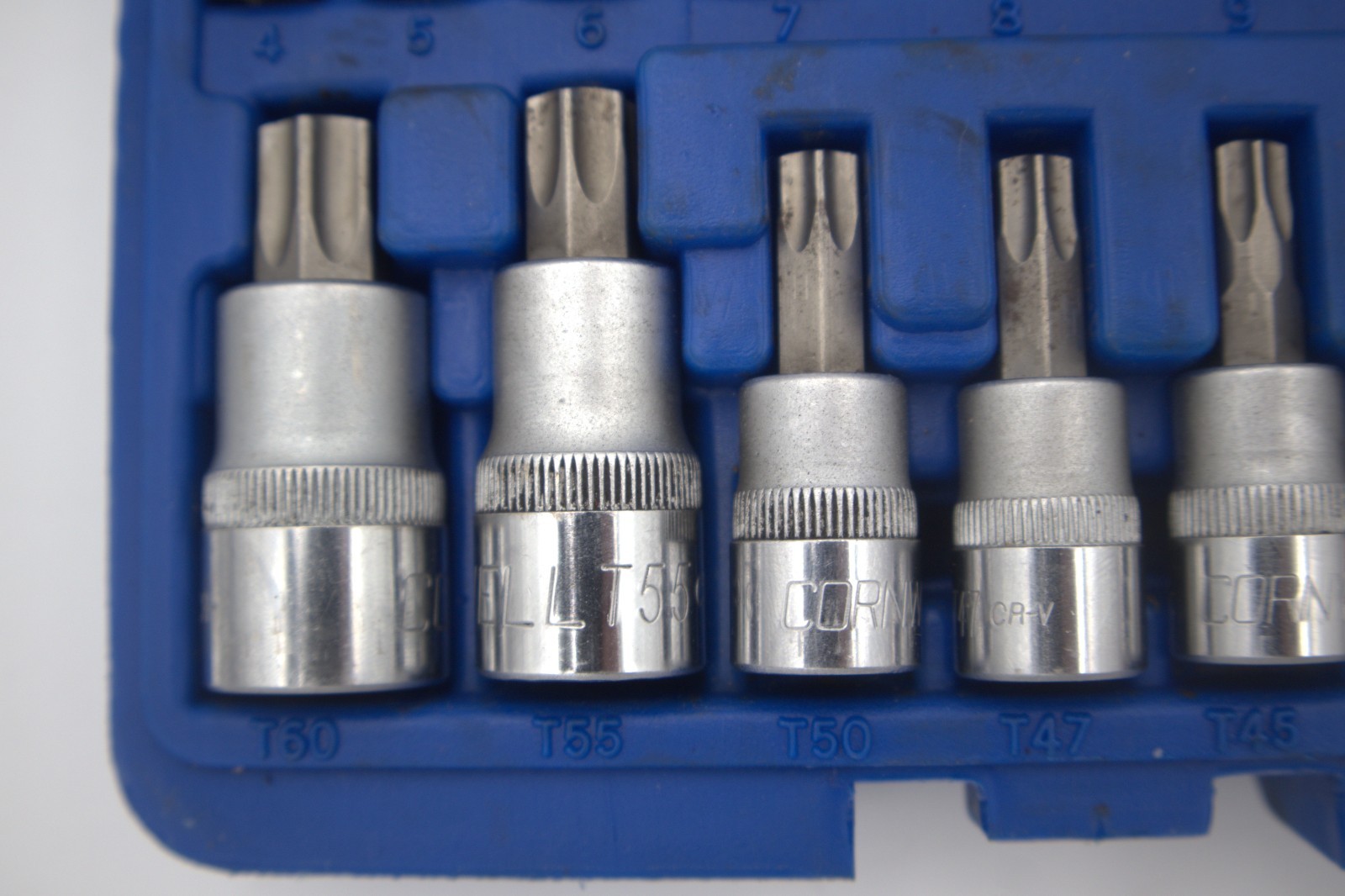 Cornwell CBSMTH62S 62pc Hex Torx Tamper Proof Inverted Star Bit Socket Set Read