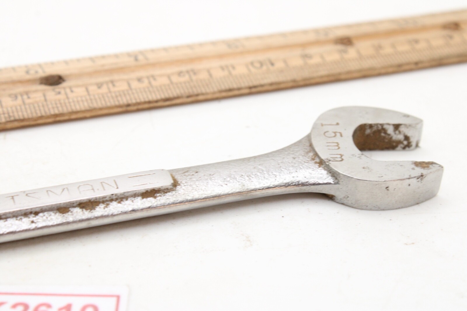Craftsman VV- 44507 15mm x 13mm Metric Chrome Open End Wrench USA