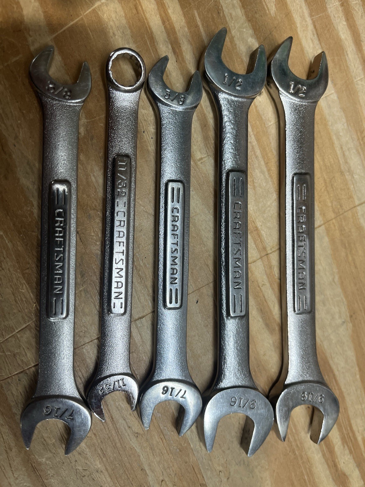 Vintage Craftsman Snap On Photo Wrench Lot Excellent Plus Condition