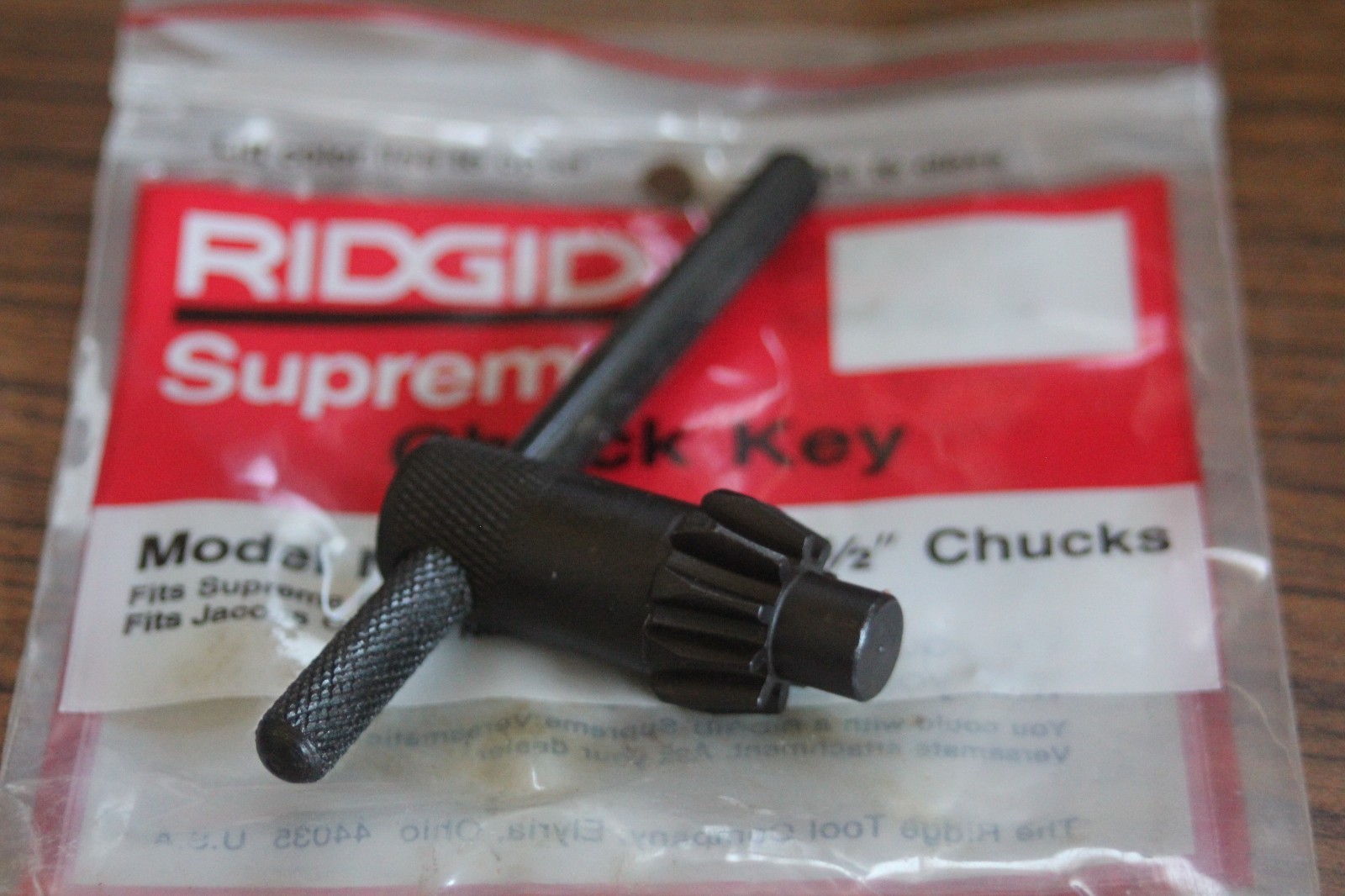 Ridgid Supreme Chuck Key No. DB5 for 1/2″ Chucks