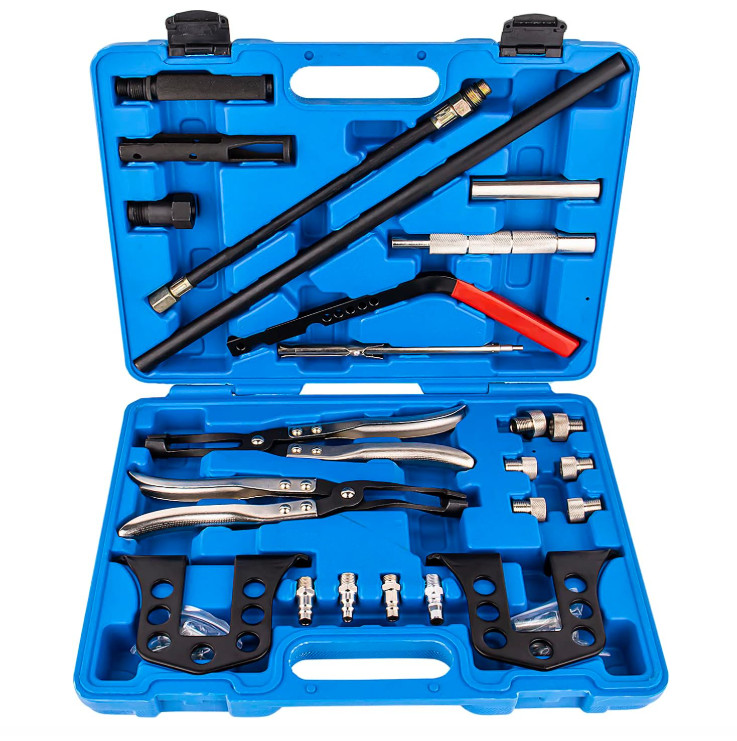 Valve Spring Compressor Cylinder Head Service Tool Set Universal Overhead Engine