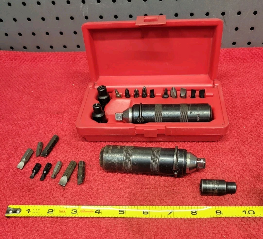 MAC Tools ID67 3/8″ Drive Hand Impact Driver Set W/Case USA 🇺🇸