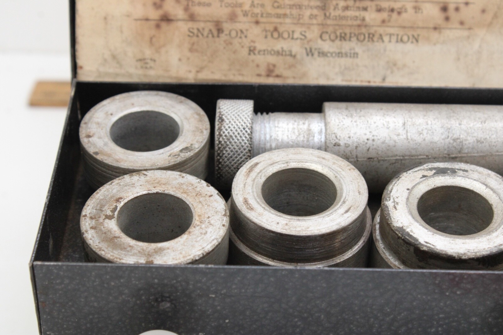 Blue-Point A-158 Heavy Duty Bushing Driver Set Metal Box USA