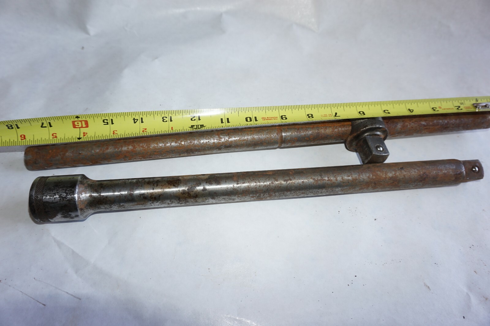 Vintage Husky USA 3/4″ Drive T-BAR Breaker Bar 18″ L & HD 15″ Impact Extension