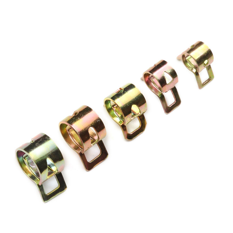 50/75Pcs Hose Spring Clips/Pliers Fastener Kit Fuel Line Water Pipe Tube Clamps