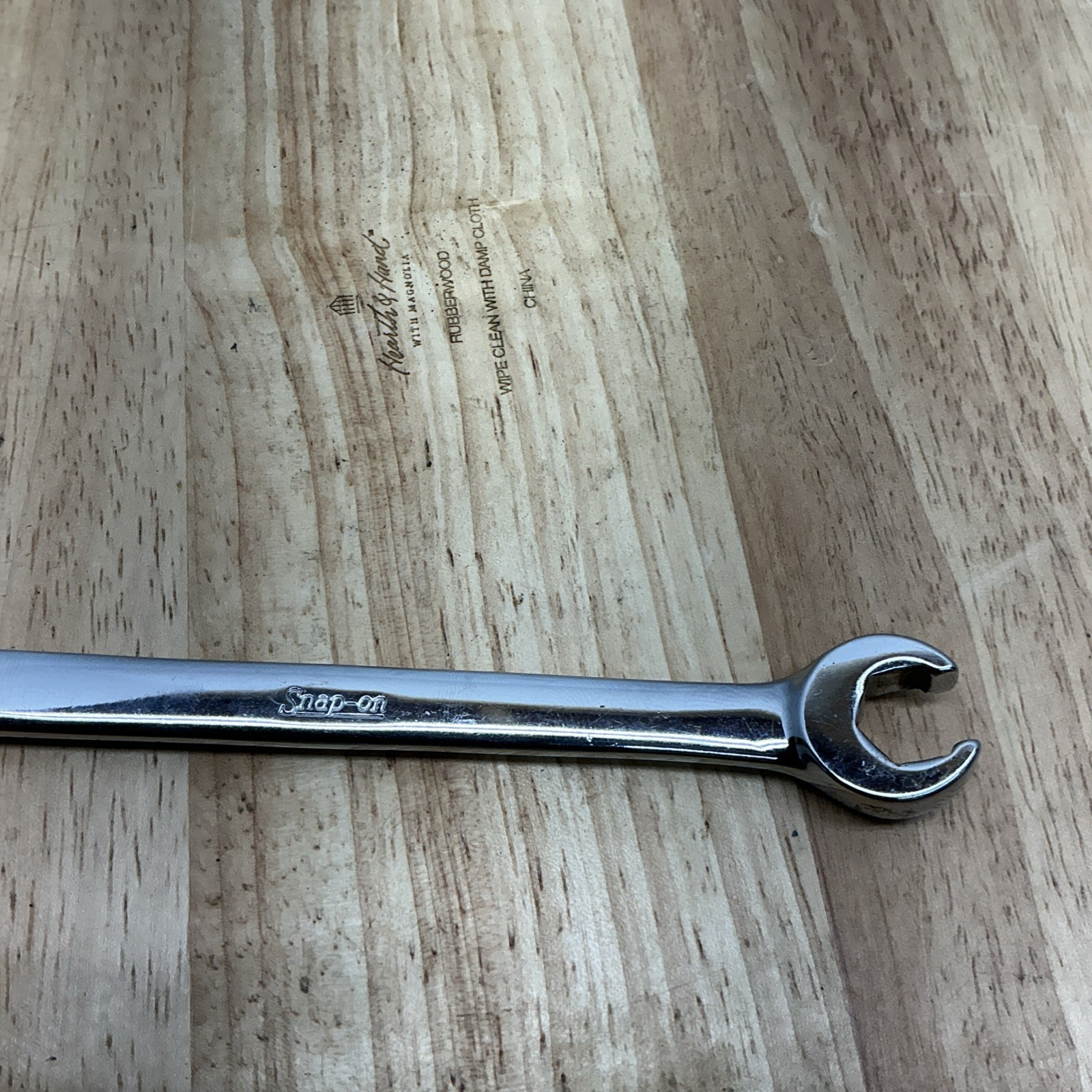 Snap-on Tools RXS14 7/16″ Flare Nut Line Wrench/Open End Combination 6 Point (C)