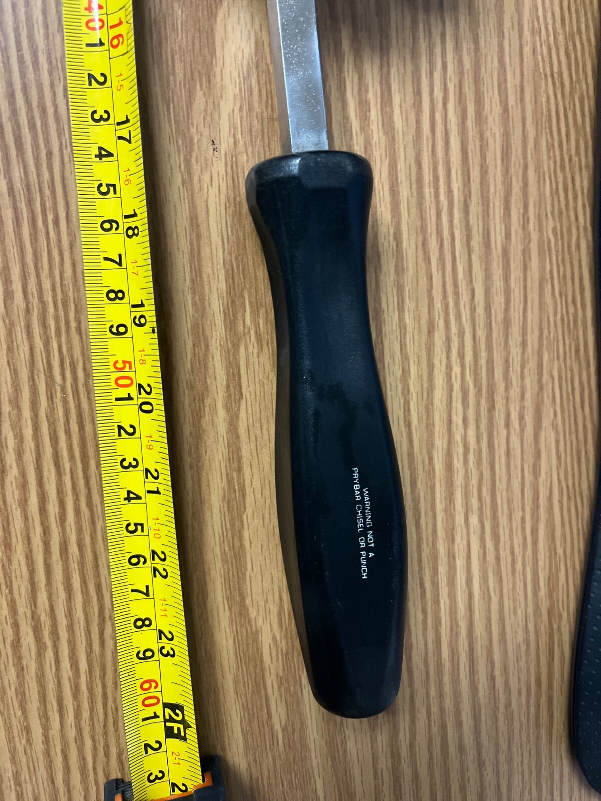 SNAP ON – 17.5 » LONG SQUARE SHAFT FLAT SCREWDRIVER – ITEM SLSD #1A************