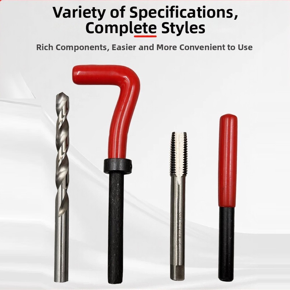 Metric Thread Repair Kit Professional Grade Tool Heat-treated High-speed Steel