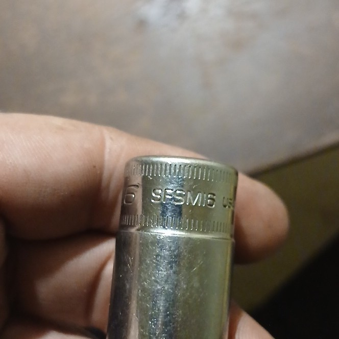 Snap-On Deep Well 3/8 6-Point Socket 18-11mm Metric Tool OEXM18 USA Made Nice