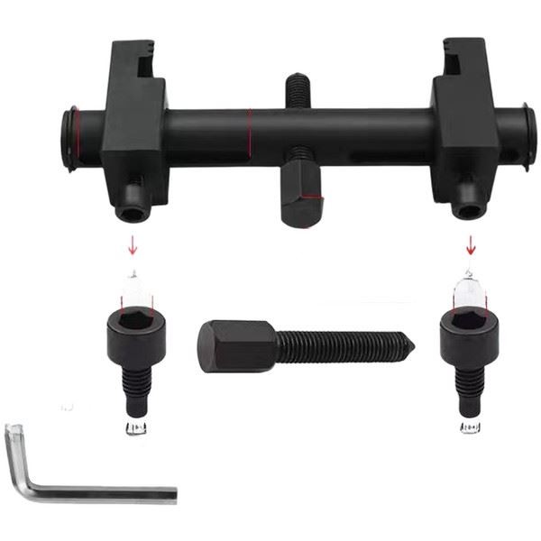 Crankshaft Pulley Puller Tool with Chromium Vanadium Steel for Motorcycles Cars
