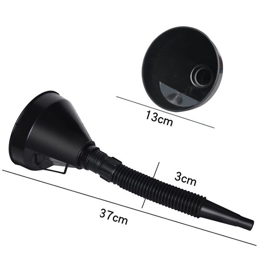 Automotive Plastic Funnel Flexible Detachable Spout Car Funnels Oil Liquid Tool