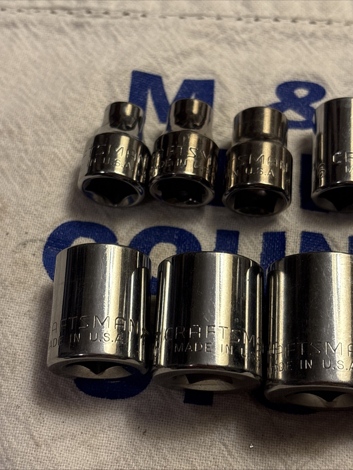 Craftsman USA 3/8″ Drive 11pc 6pt SAE Shallow Socket Set (1/4 to 7/8″)