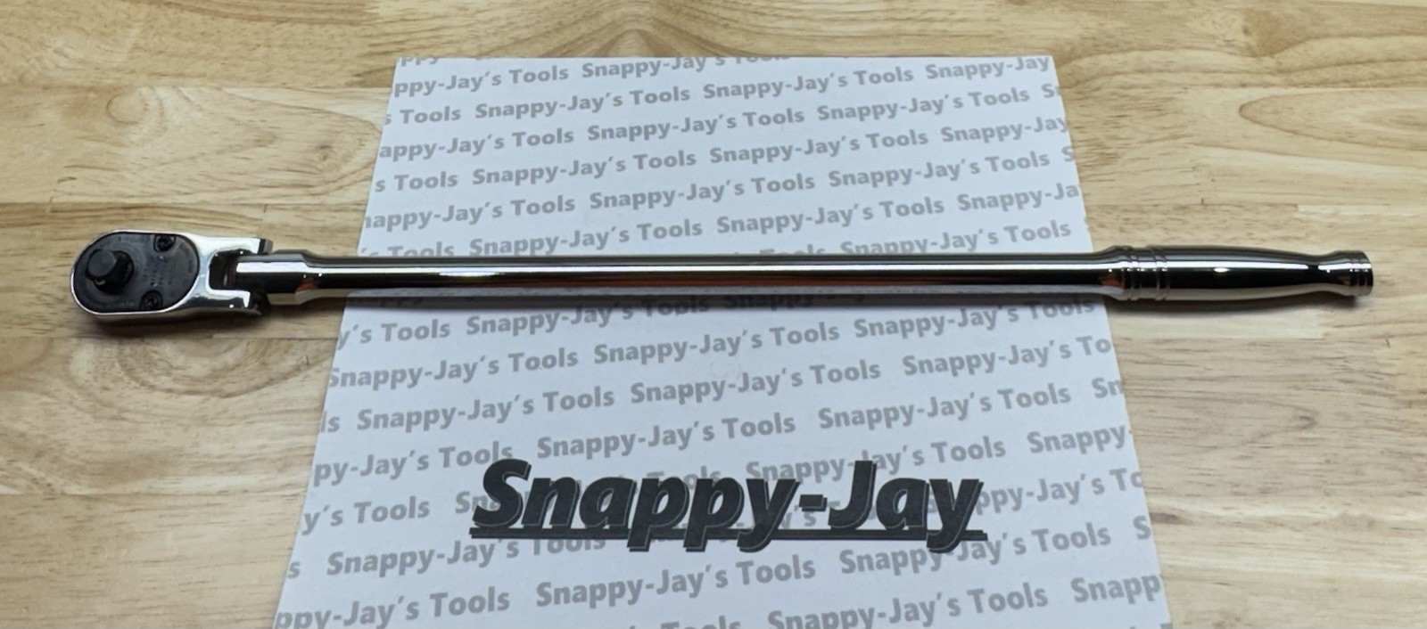 Snap-on Tools USA NEW 3/8” Drive EXTRA-LONG Handle Flex-Head Ratchet FLLF80