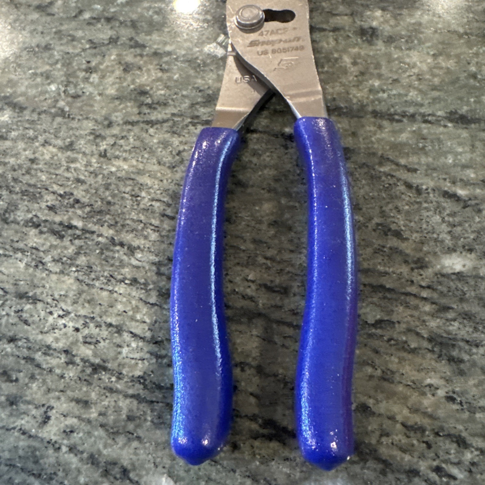 Snap On 47acf 8″ talon grip combination slip joint pliers dark purple new