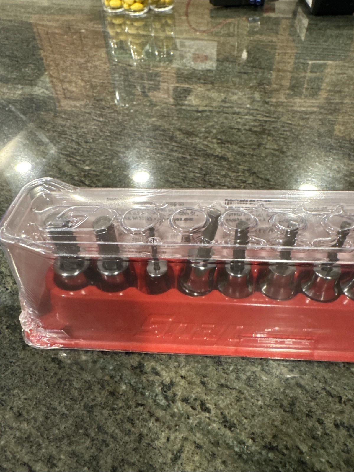 Snap-on 212eftay 12 pc. combo drive sae standard hex bit socket set 1/16-3/8”new