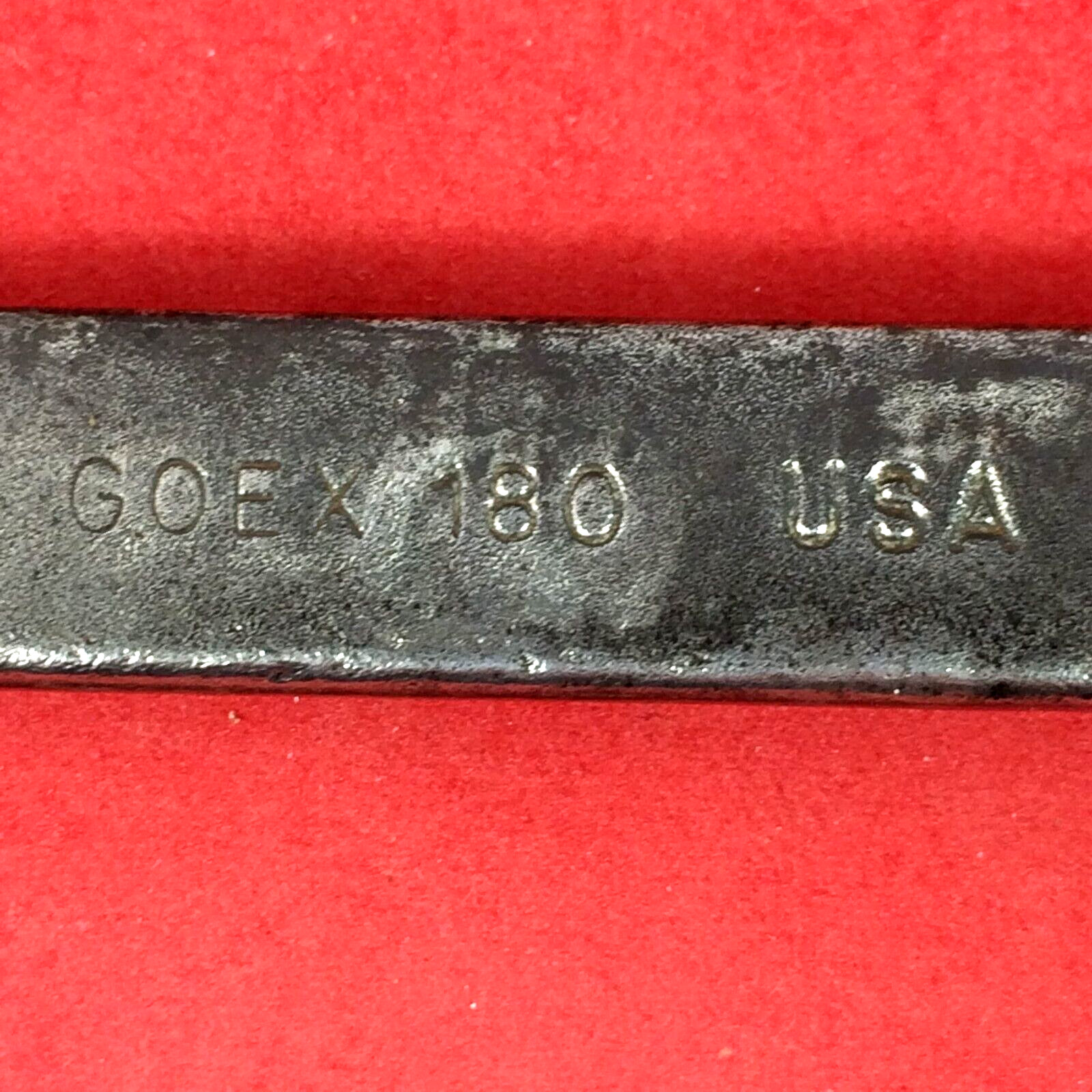 Snap-on 9/16″ GOEX180 Black Industrial Finish Short Combination Wrench Underline