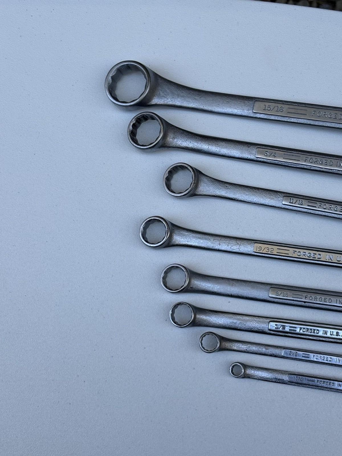 Vintage Craftsman Double End Combination Wrenches Set 8pc” 1/4×5/16 to 15/16×1 “