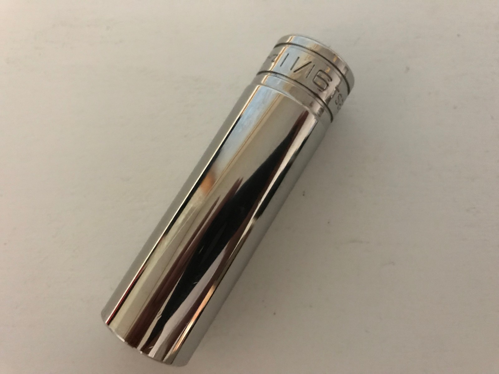 Snap-On Tools USA *NEW* 1/2″ Drive 6pt 11/16″ SAE Deep Chrome Socket TS221