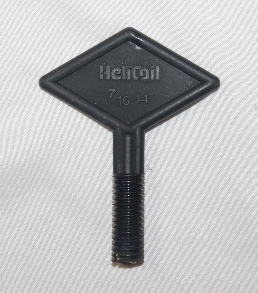 Heli‑Coil Thread Repair Kit 7/16-14 UNC Tap Tool Inserts Preowned USA Complete