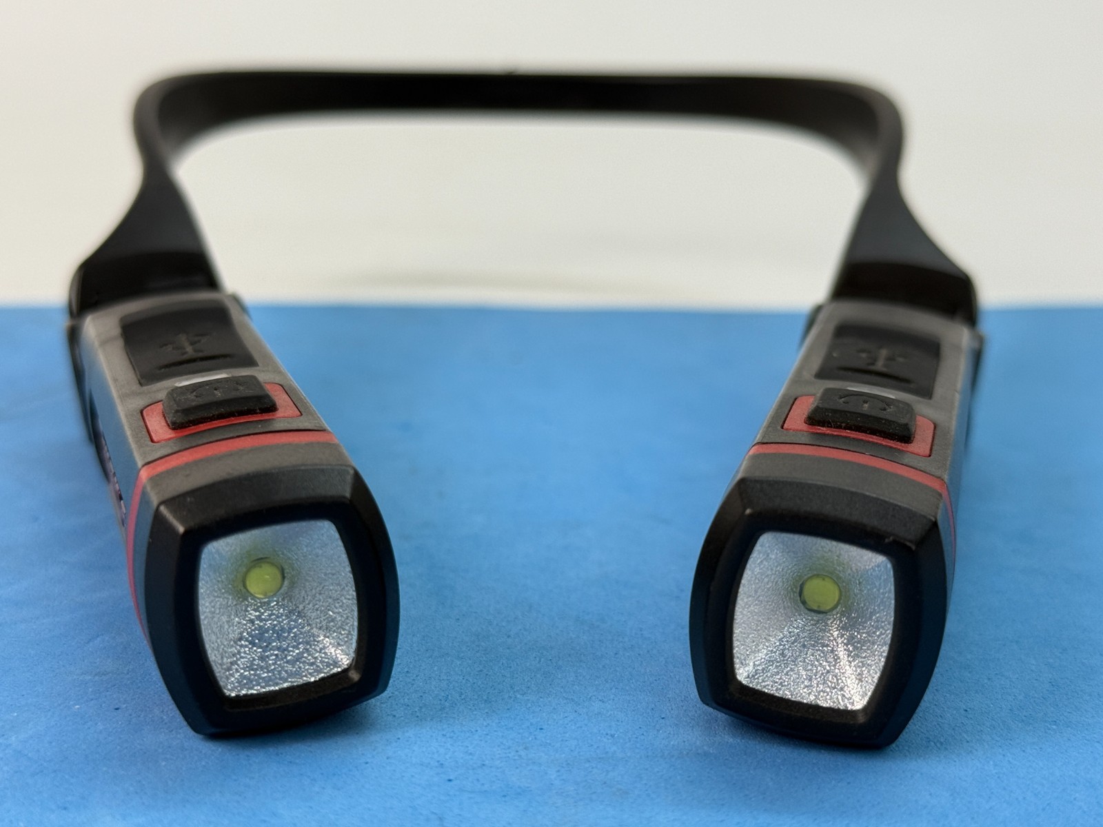Snap on Neck Light Rechargeable LED Head Light Flashlight ECHDD012A RARE