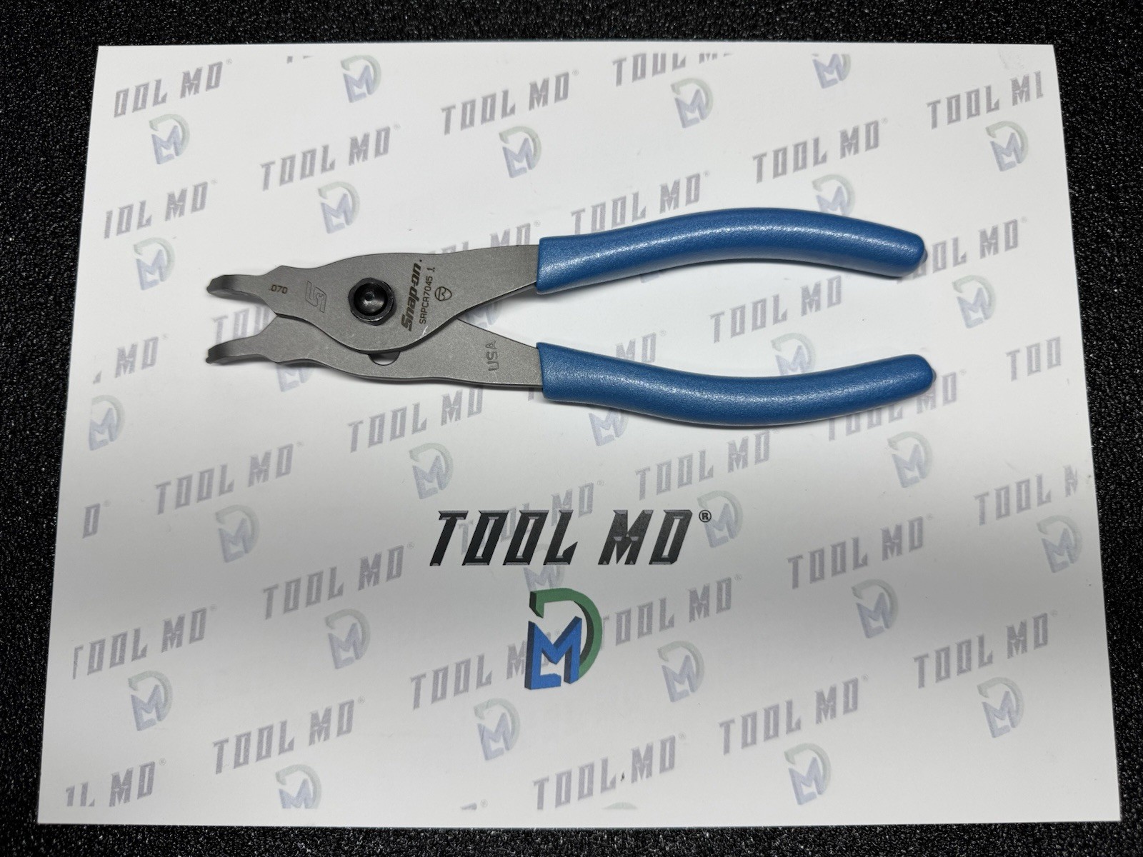 Snap-on Tools USA NEW PEARL BLUE 45° Tip .070 Snap Ring Pliers SRPCR7045