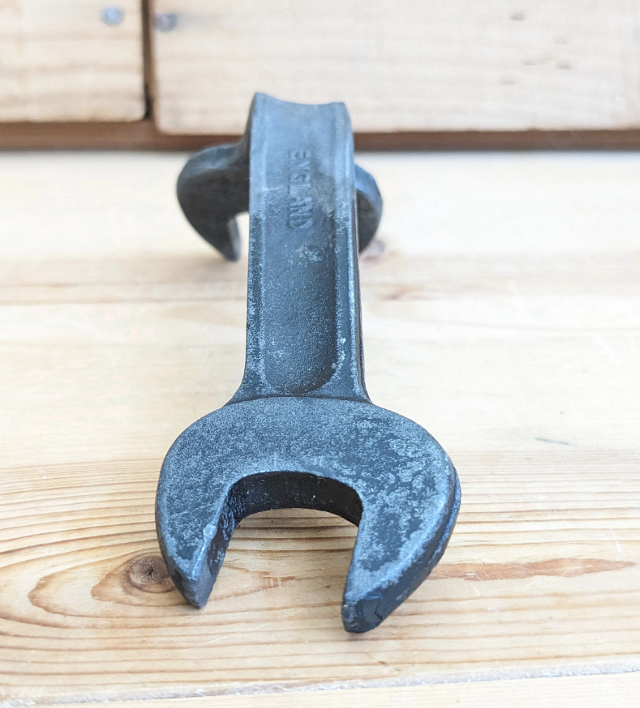 LISTER England B3 Open Ended Offset Bent End Crowfoot Wrench 9/16 BSF 11/16 AF