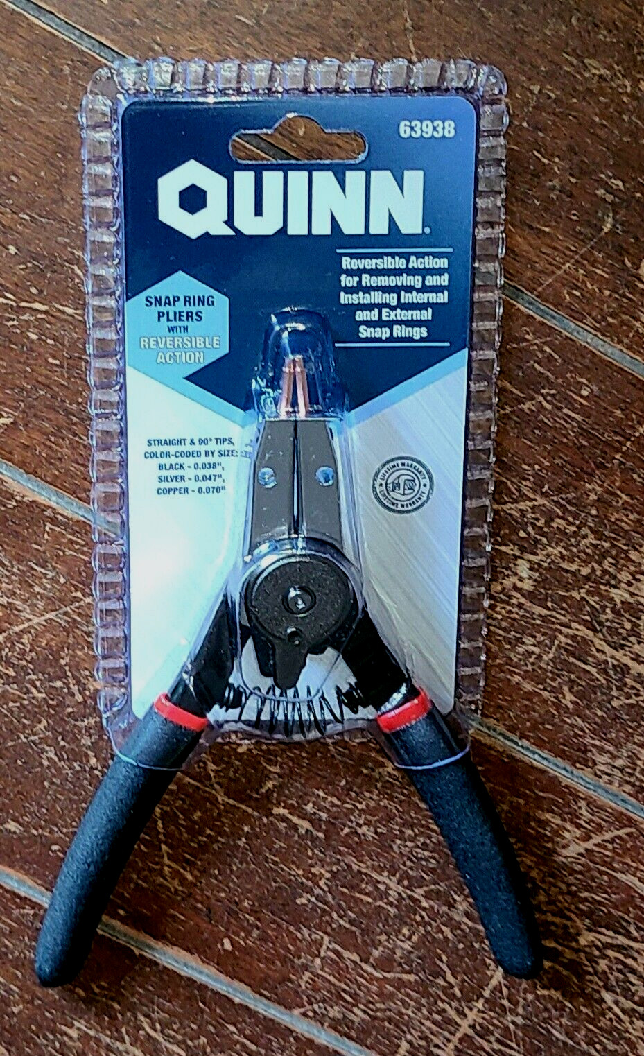 Snap Ring Pliers With Reversible Action! Item #63938