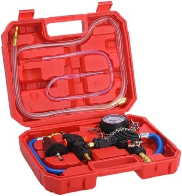 Durable Vacuum Refilling and Purging Tool Kit for All Vehicle Types – Red Color