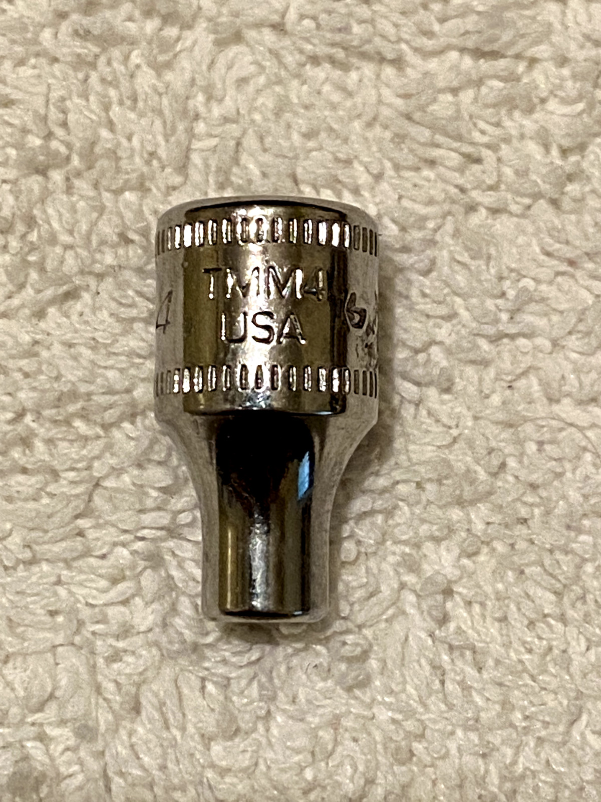 Snap On TMM4, 4MM, 1/4″ Drive, 6 Point Chrome Socket