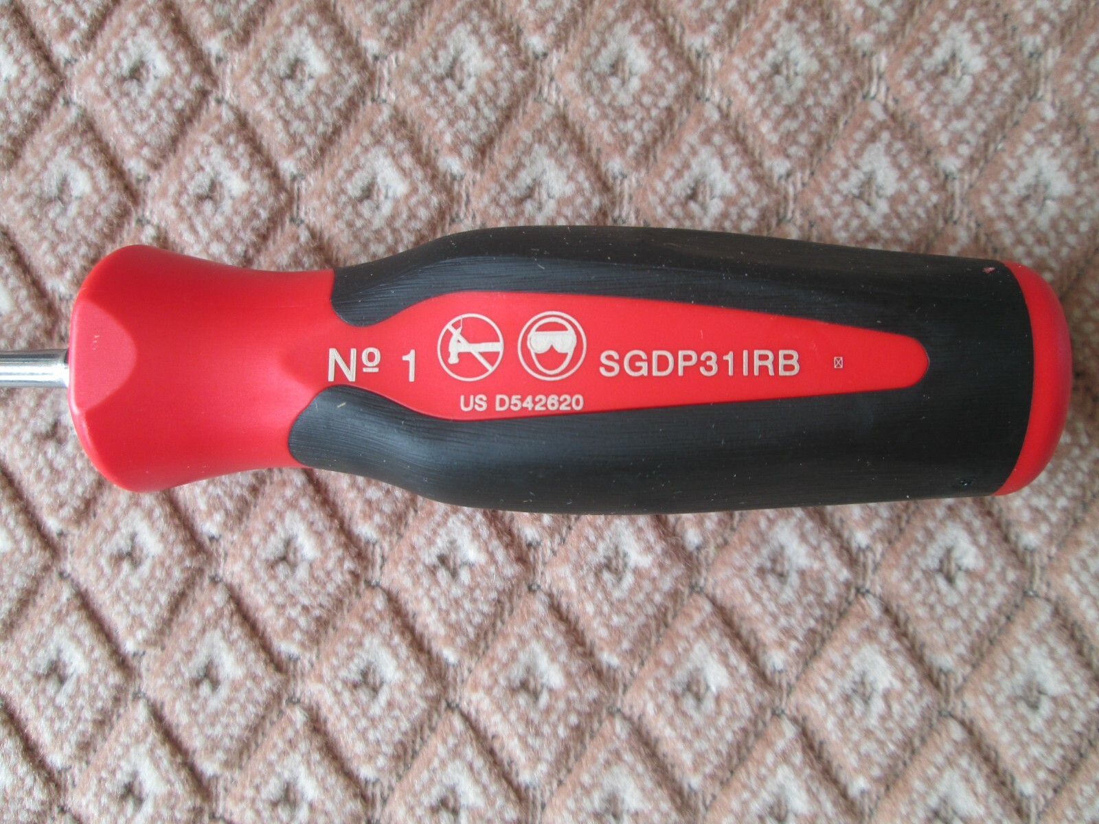 NEW SNAP ON SCREWDRIVER PHILLIPS NO 1 SGDP31IRB CLASSIC RED NEW PREMIUM TOOL