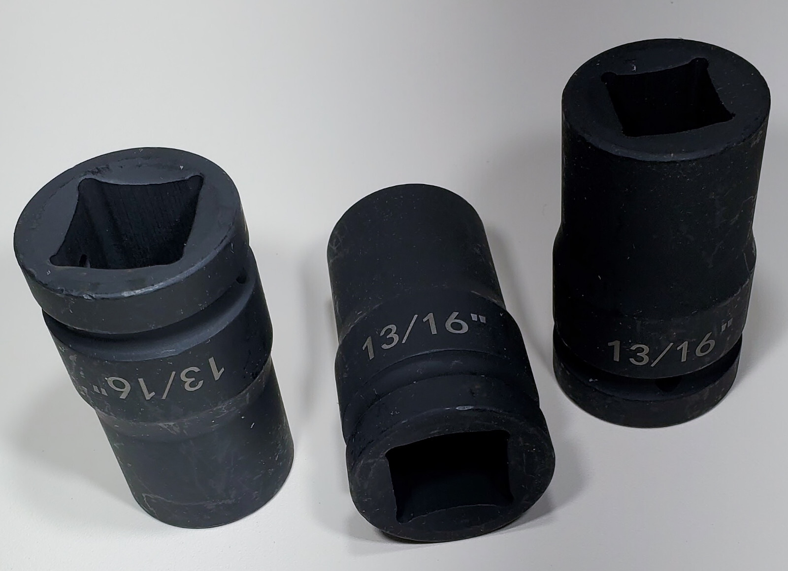 1″ Drive Semi Truck BUDD WHEEL Deep Well Impact Socket 13/16″ 4 Point BULK CR-MO