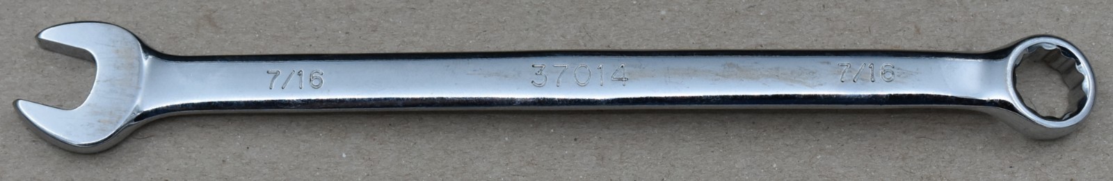 HUSKY TOOLS 37014, 7/16″ SAE, 12-POINT, OPEN/BOX END COMBINATION WRENCH
