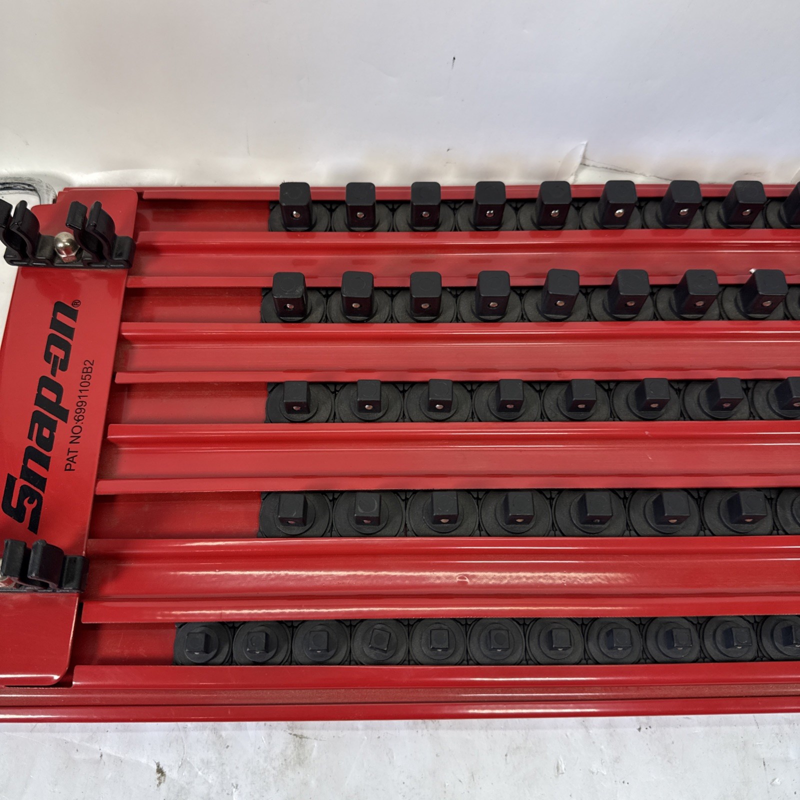 Snap-on KASKT5RD Locking Socket Holder Socket Tray Red/Black 76 Lock Posts