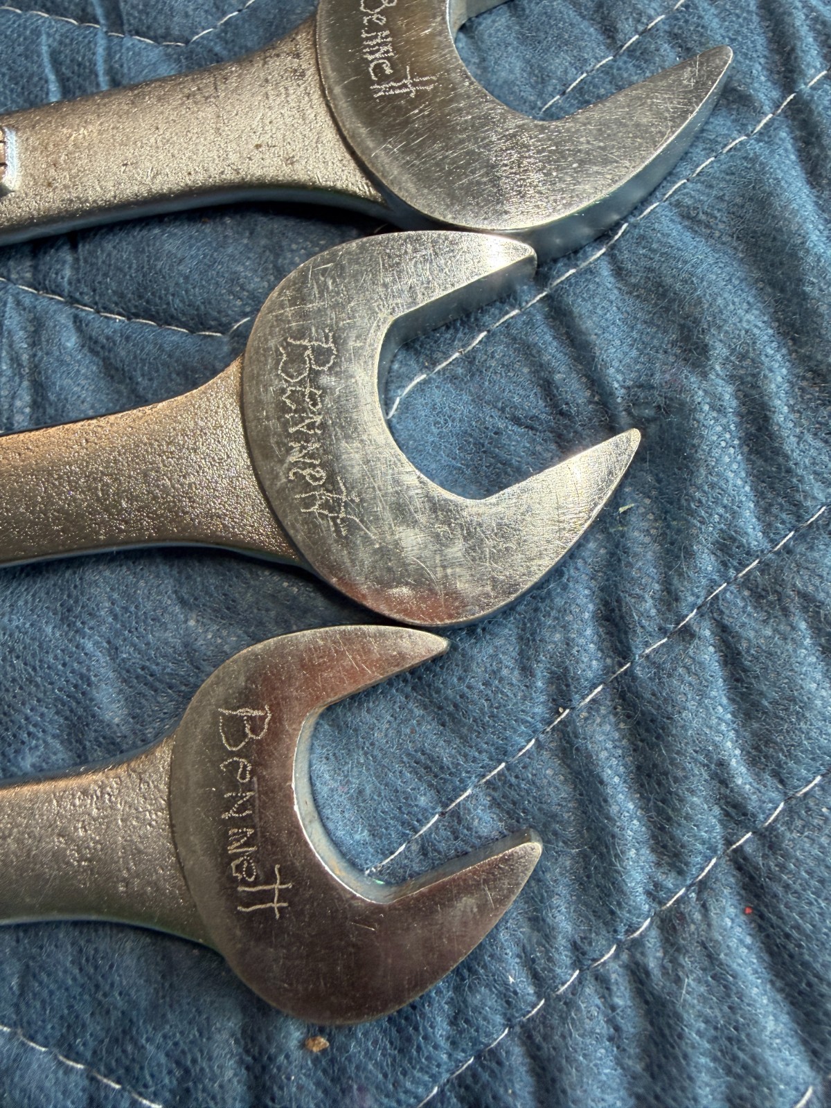 6 – Vintage Craftsman -V- And VV Double Open End Wrenches SAE See pictures