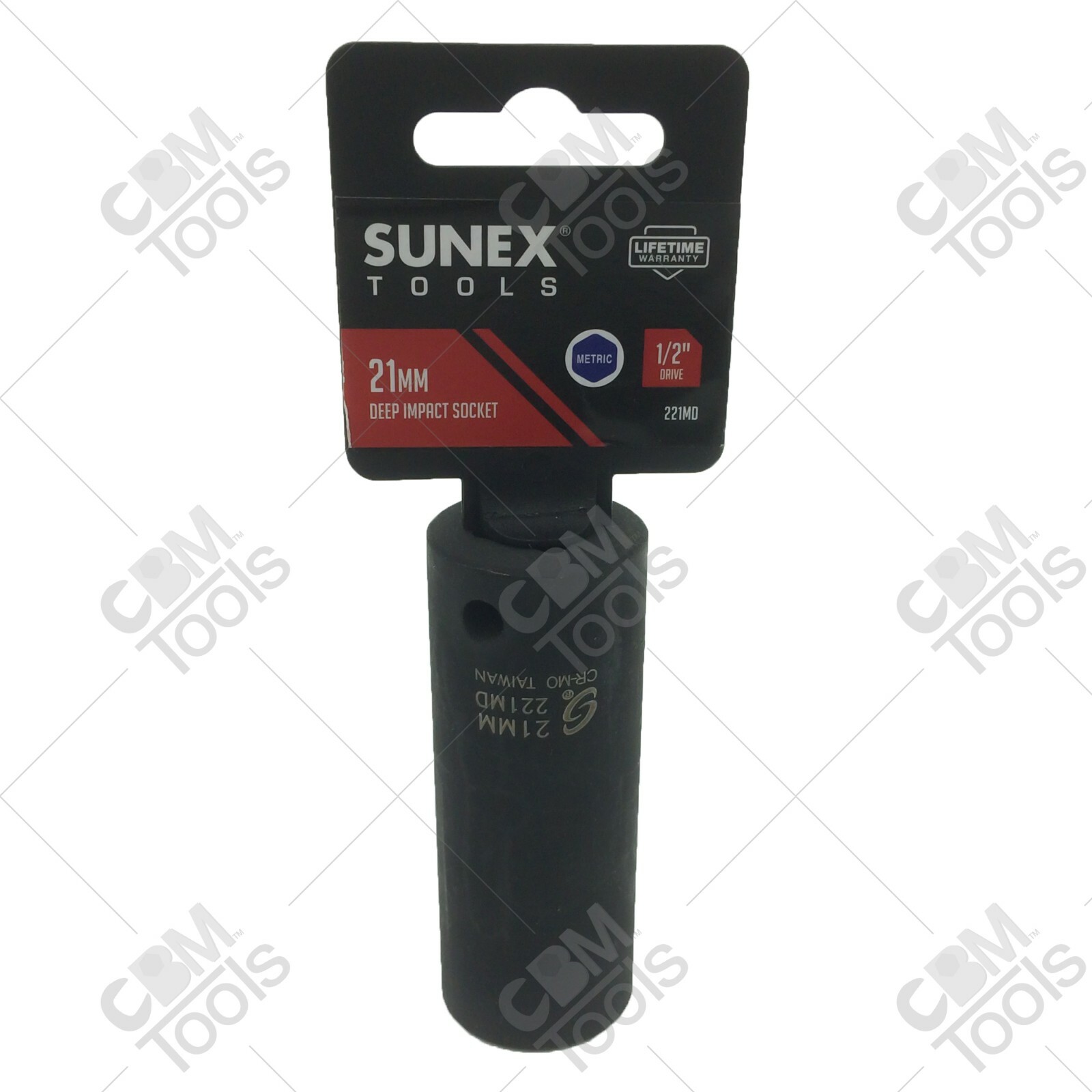 Sunex 221MD 1/2″ Drive Deep 21mm Impact Socket