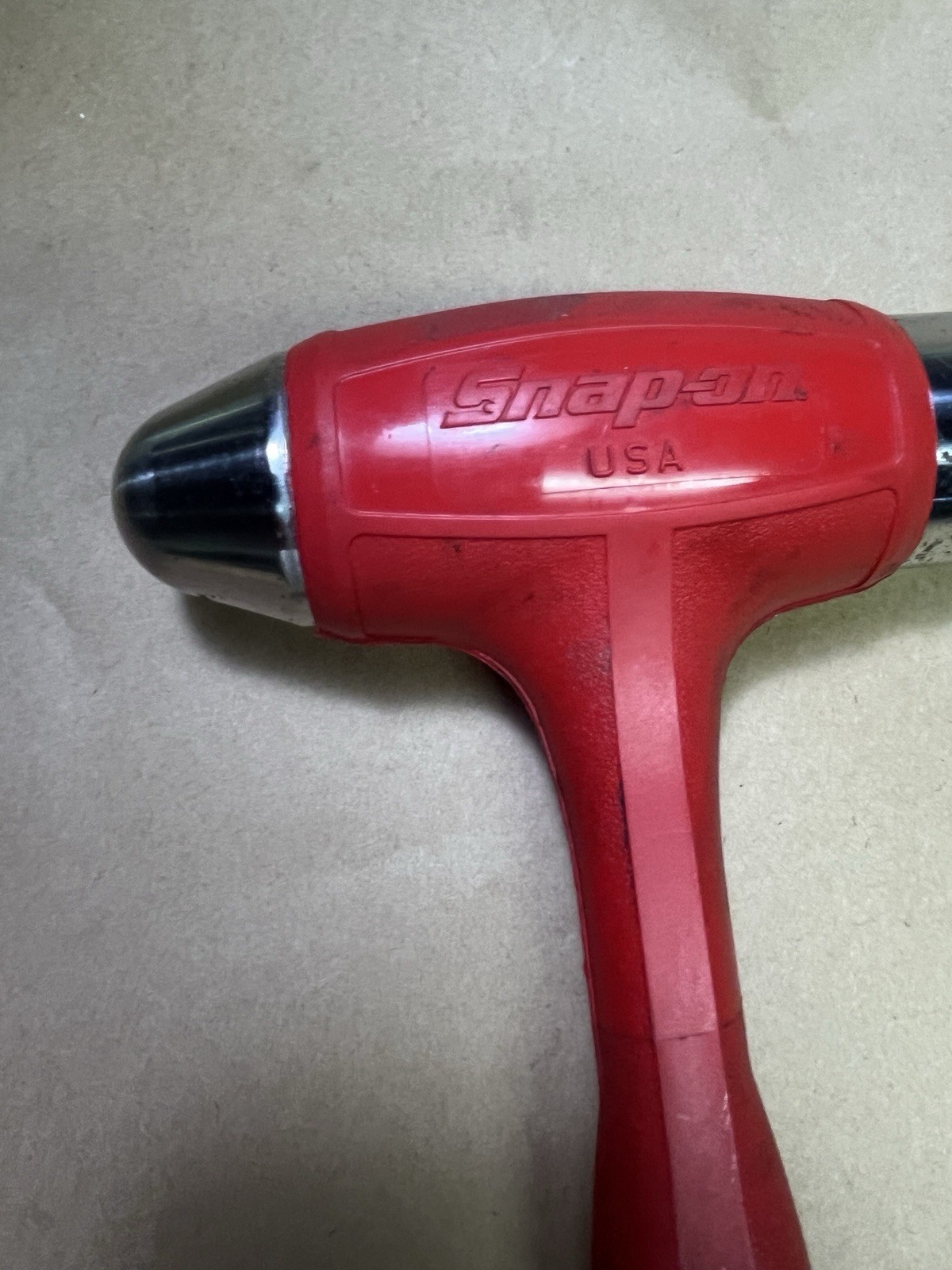 Snap-On Tools HBBD32 Red Ball Peen Dead Blow Hammer 32 Ounce USA